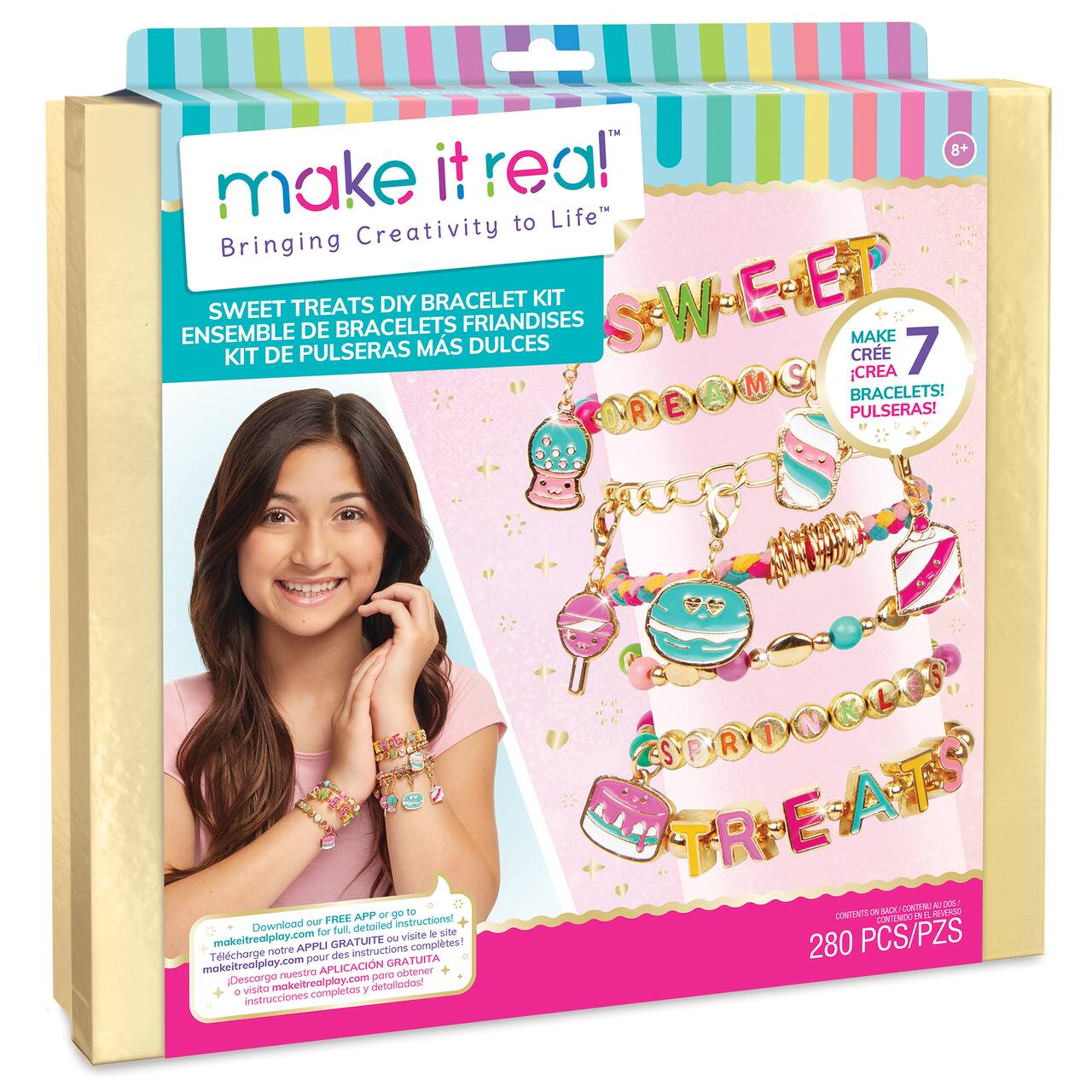Make It Real Sweet Treats DIY Bracelet Activity Kit